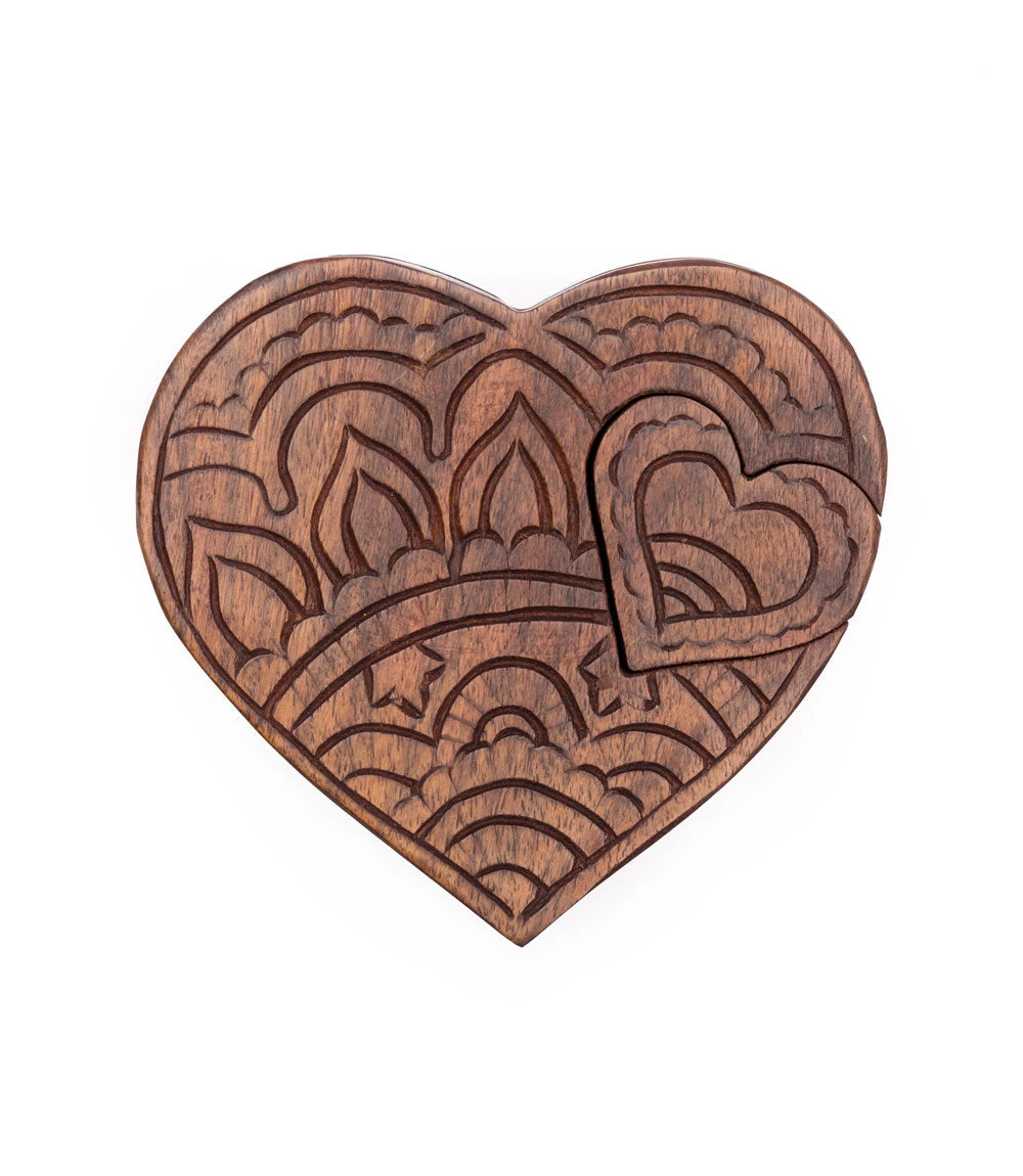 Matr Boomie - Handmade Wooden Heart Puzzle Jewelry Box Matr Boomie - Handmade Wooden Heart Puzzle Jewelry Box -BIG BEAR GEAR SHOP 119816