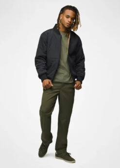 PrAna - Men's Encinitas Bomber Jacket 4 PrAna - Men's Encinitas Bomber Jacket -BIG BEAR GEAR SHOP 2066151 CHARCOAL ALT 8