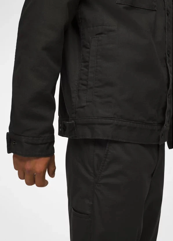prAna - Men's Grover Canvas Jacket PrAna - Men's Grover Canvas Jacket -BIG BEAR GEAR SHOP 2066181 DARKIRON ALT 4