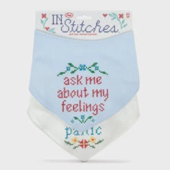 Fred - In Stitches Teething Bibs Set Of 2