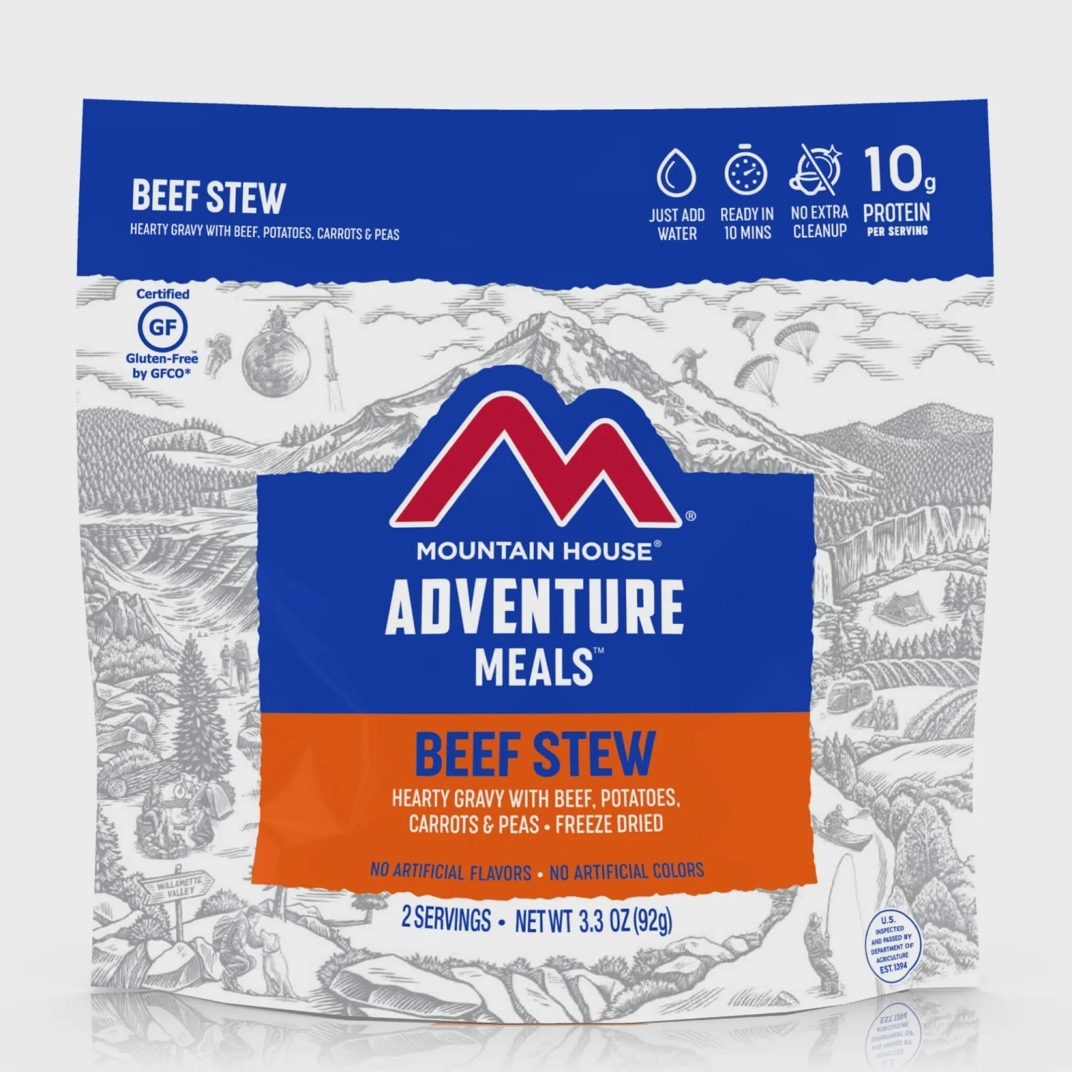 Mountain House - Beef Stew Mountain House - Beef Stew -BIG BEAR GEAR SHOP 55145 beef stew pouch 2000x cdfacee0 020b 4955 87d5 90909731553f