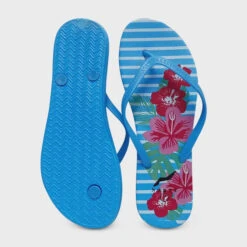 Norty - Women's EVA Flip Flop Sandal Hibiscus
