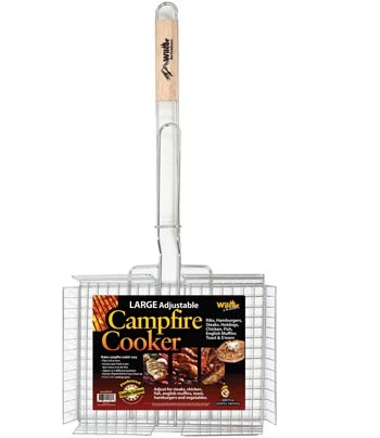 Adjustable Campfire Basket Grill, Large Adjustable Campfire Basket Grill, Large -BIG BEAR GEAR SHOP CMP1707