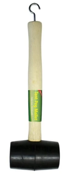 Wilcor - Tent Peg Rubber Mallet W/Puller