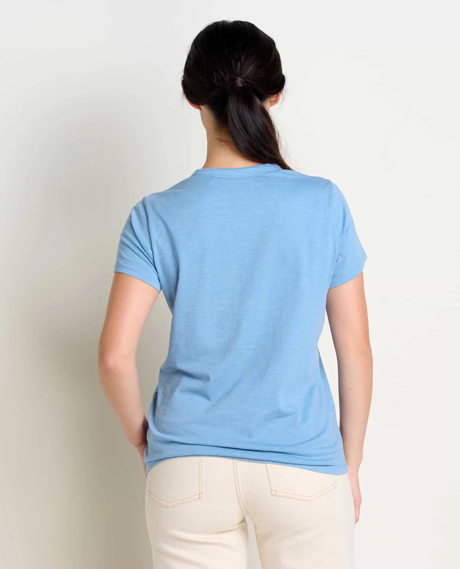 Toad & Co - Women's Primo Short Sleeve Crew Toad & Co - Women's Primo Short Sleeve Crew -BIG BEAR GEAR SHOP T1001915 Weathered Blue Embroidery 2