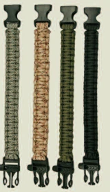 Survival Bracelet With Flint And Tinder