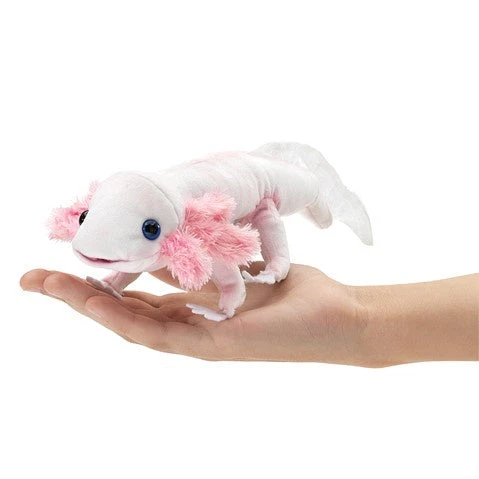 Folkmanis - Axolotl Finger Puppet Folkmanis - Axolotl Finger Puppet -BIG BEAR GEAR SHOP mn1 000549