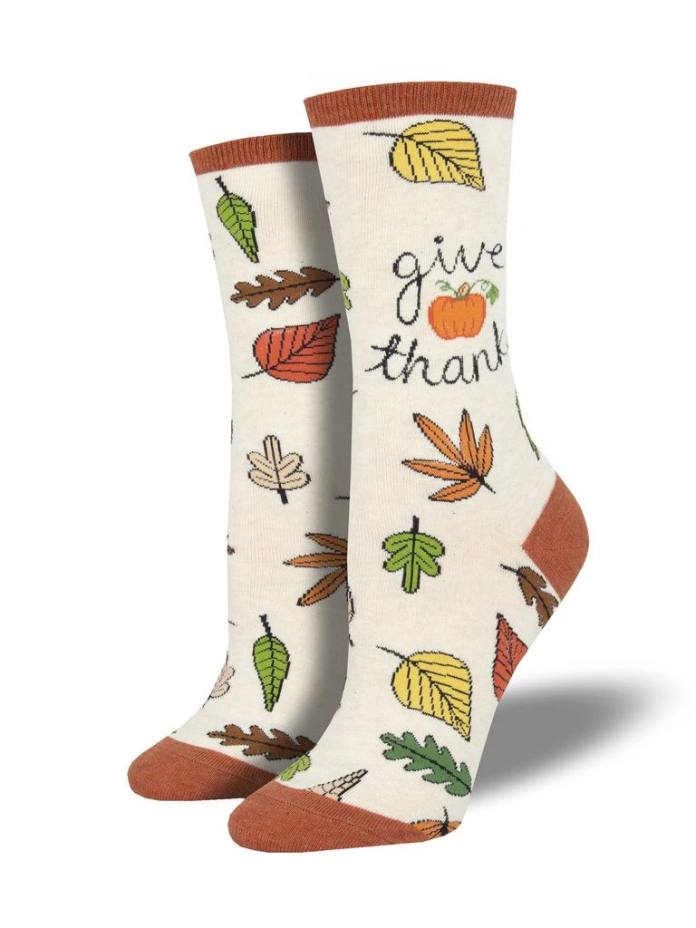 Socksmith - Give Thanks - Ivory Heather Socksmith - Give Thanks - Ivory Heather -BIG BEAR GEAR SHOP womens give thanks socks thanksgiving socks for women shop now socksmith 2 1024x1024 20c0d074 00ee 4270 aade 37a61ea82e6a